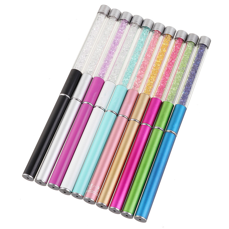 Colorful Customized Eyelash And Eyebrow Cyrstal Lash Wands