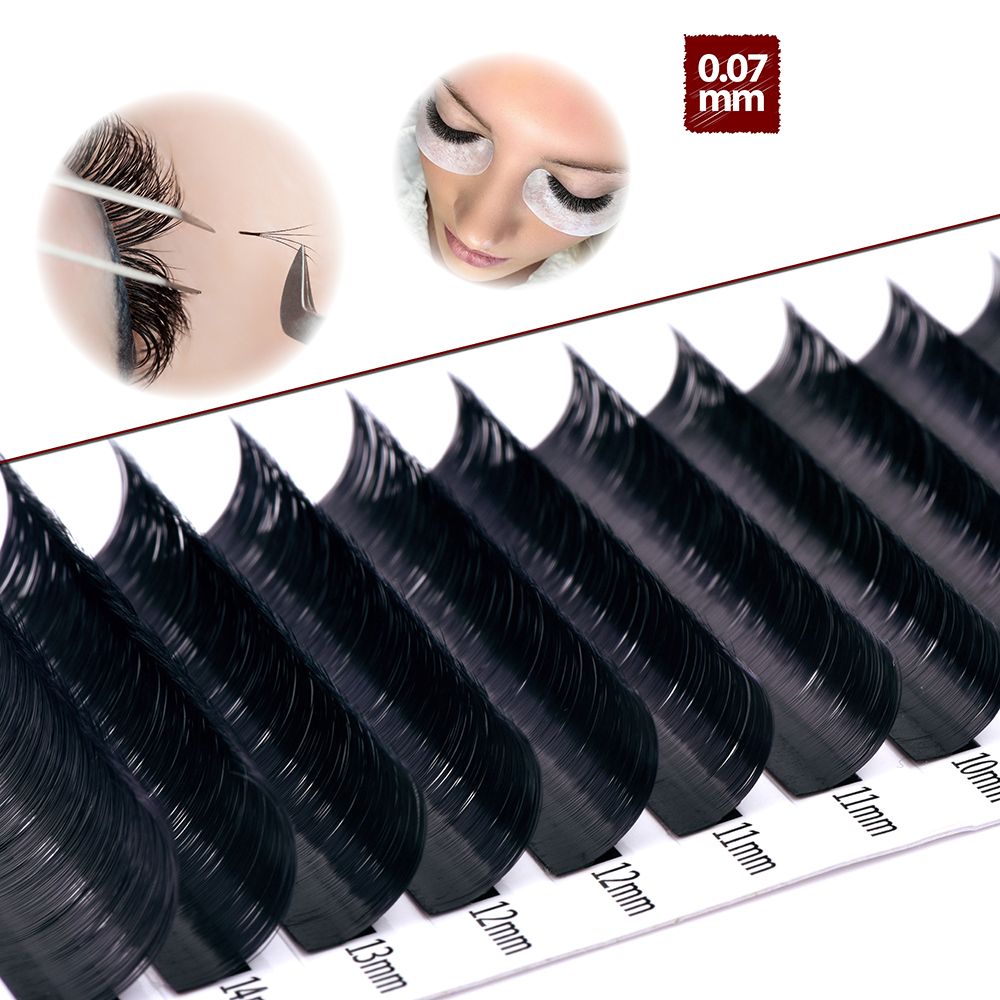 LashPlus High quality private label easy fanning silk Volume eyelash fans 03 05 07 eyelash extension easy fan Russian Volume