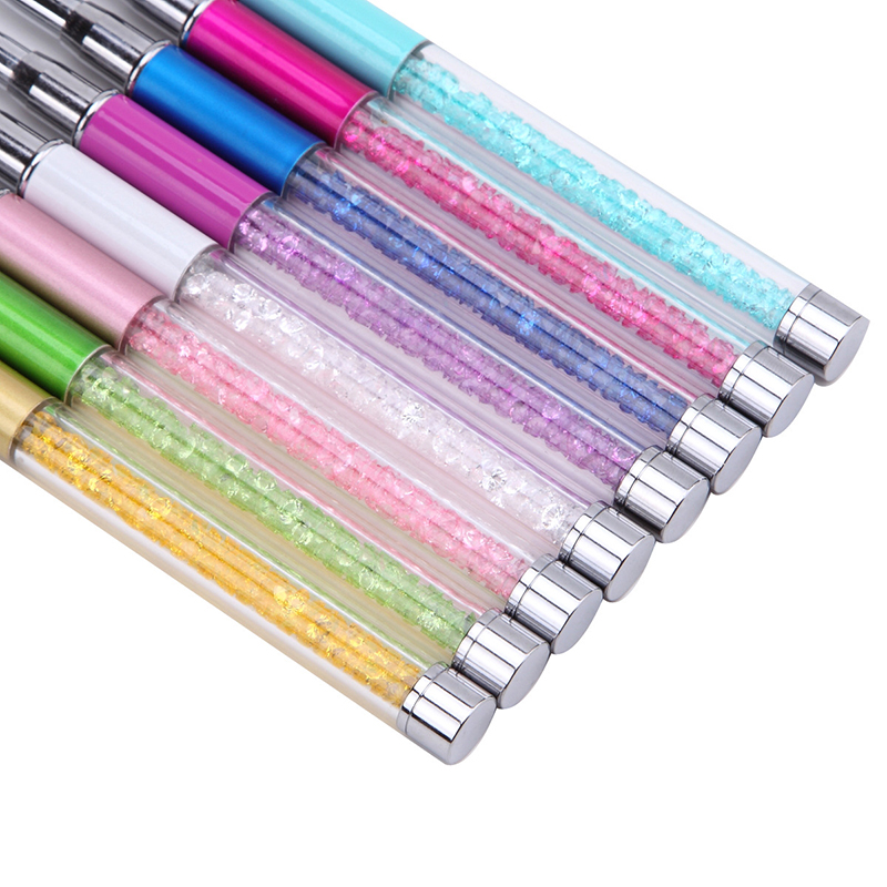 Colorful Customized Eyelash And Eyebrow Cyrstal Lash Wands