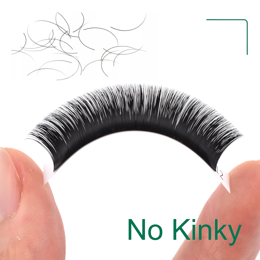 LashPlus human hair soft mink pbt material korea eyelash extensions classic eyelash extension trays